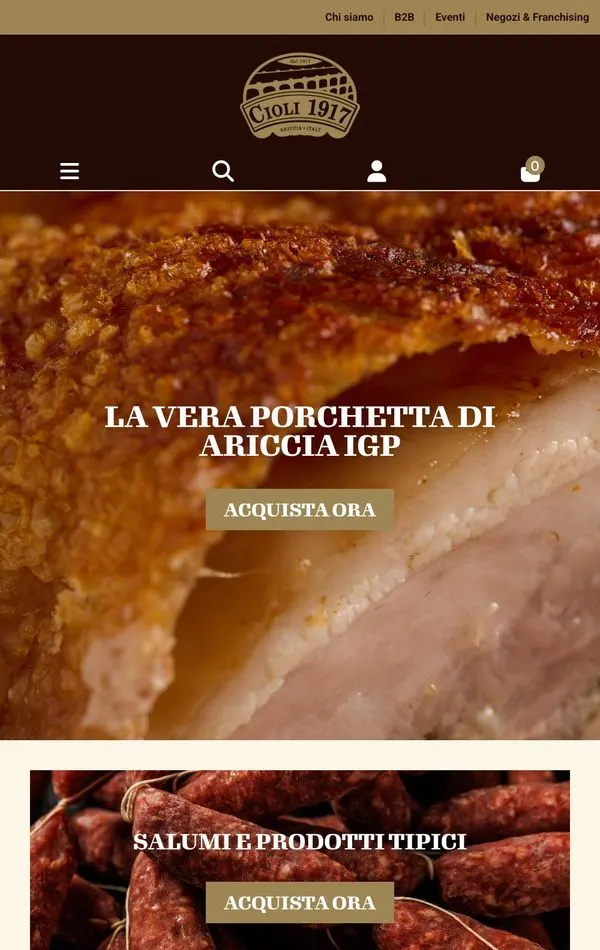 falucioli.com — versione mobile