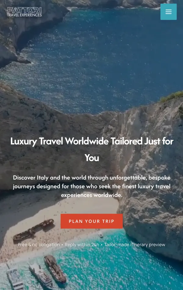 fattoritravelexperiences.com — versione mobile